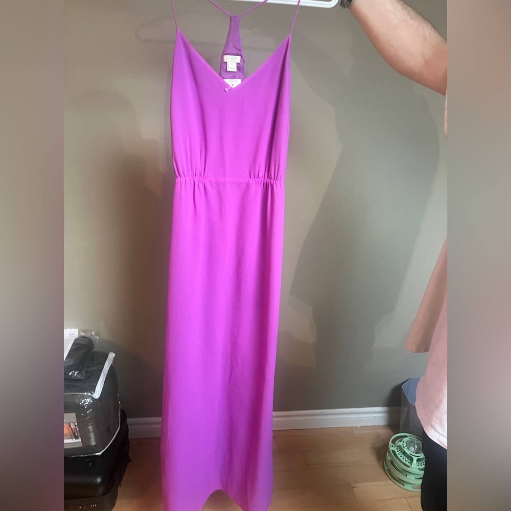 J crew racerback gown maxi size 4 NWT